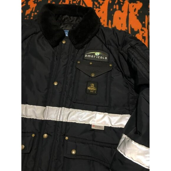 Jacket Large Men Thermal Lining, REFRIGIWEAR Reflective Material - Picture 6 of 8